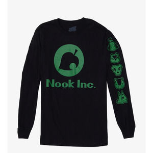 ANIMAL CROSSING CHARACTER NOOK INC L/S SHIRT
